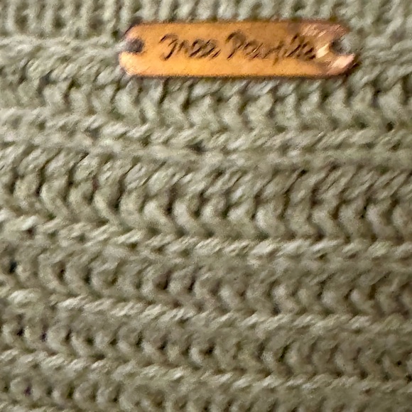 Free People V-Neck Oatmeal Sweater - Picture 10 of 10